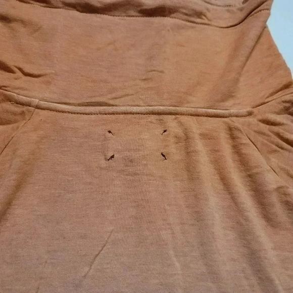 Lou & Grey  Softblend Cowl Neck Pull Over Sweater Size S orange & beige  Womens - Picture 10 of 10